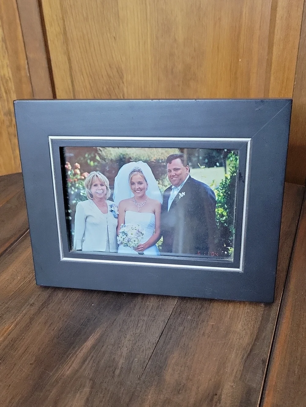 Hallmark Black 4x6 Photo Picture Frame with Silver Trim